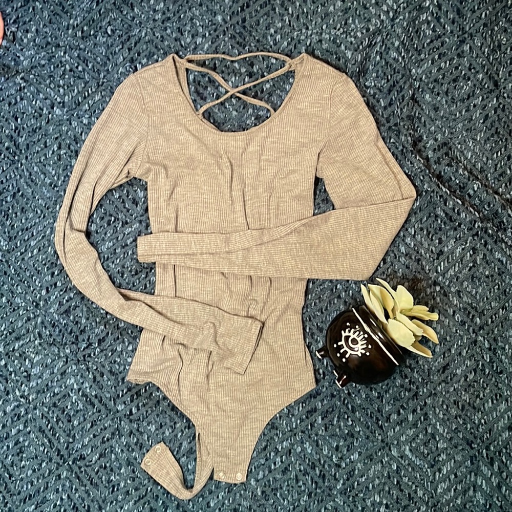 Olive green bodysuit